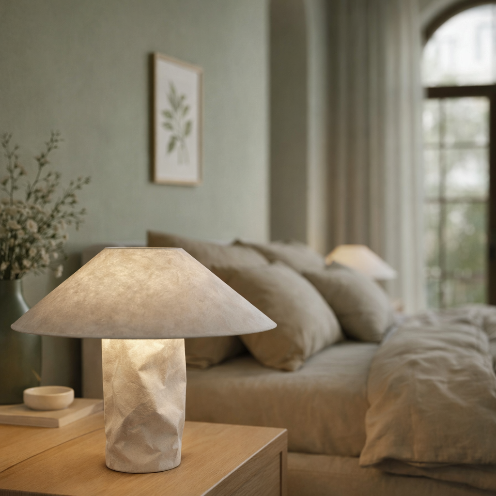 White Modern Table Lamp