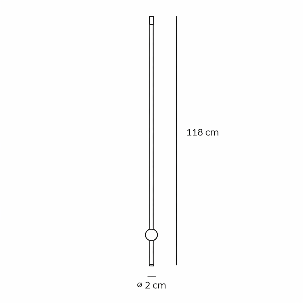 LED Wall Light Modern Minimalist Dimmable Lamp