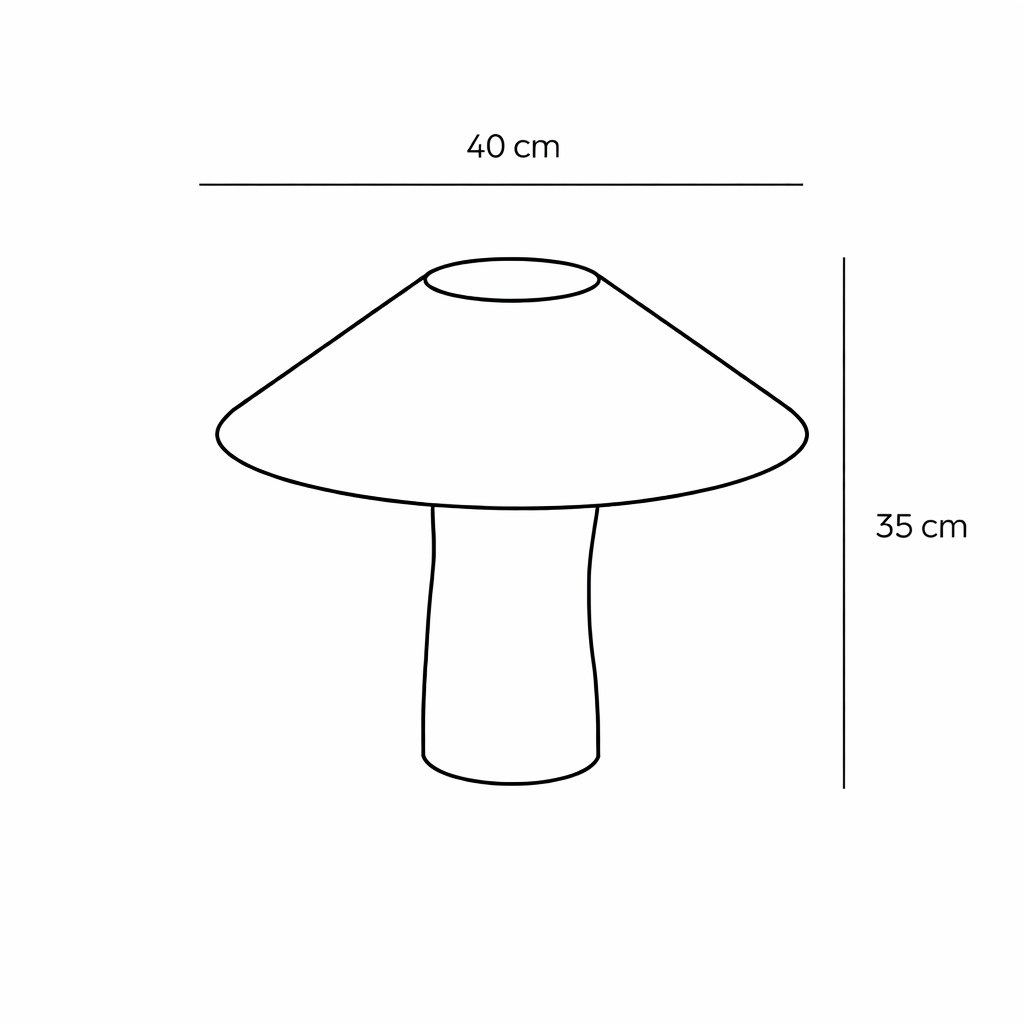 White Modern Table Lamp
