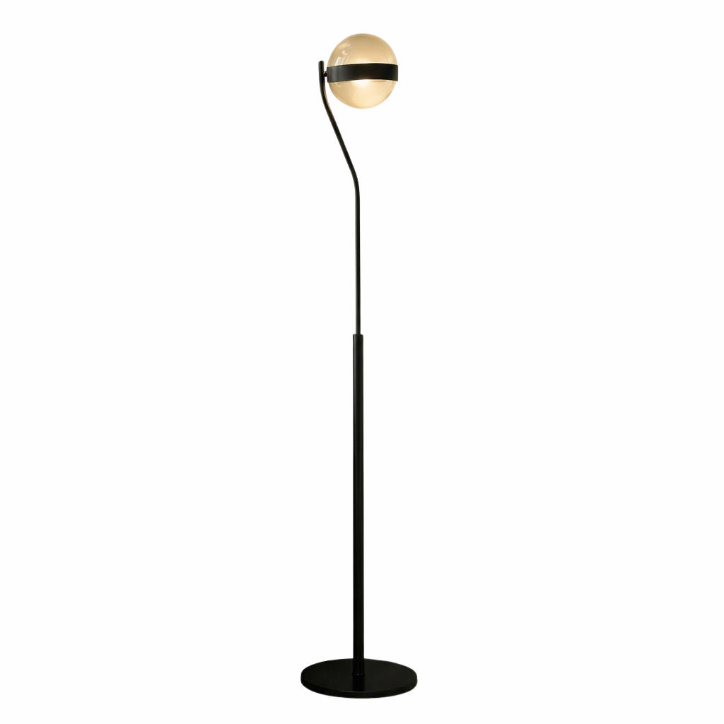 Black Metal Floor Lamp Modern Lighting
